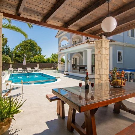 Luxury Villa Vanato & Pool Koukounariá Exterior foto