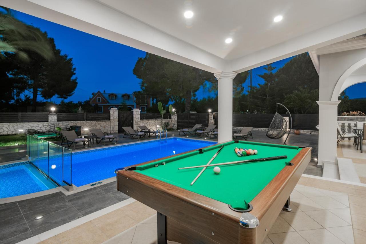Luxury Villa Vanato & Pool Koukounariá Exterior foto